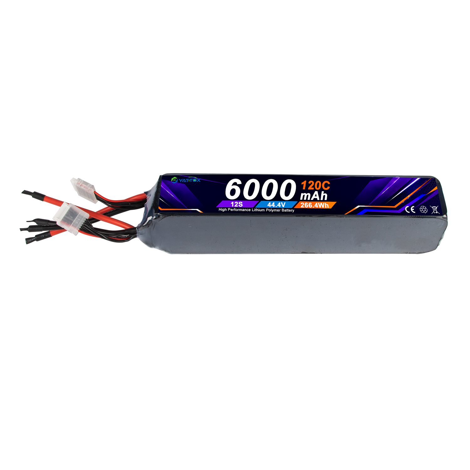 Rc Helicopter Large - Bateria LiPo Yattox 12S 6000mAh 120C