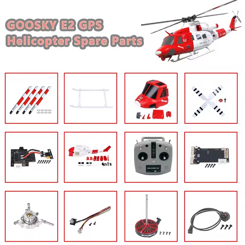 Rc Helicopter Bag - Goosky e2 gps UH-1Y peças de
