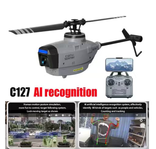 Rc Helicopter Single Rotor - Helicóptero RC ERA C127AI Brushless 4CH