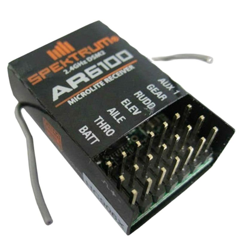 Rc Helicopter Remote Control - AR6100 DSM2 6CH 2.4GHz Receptor para