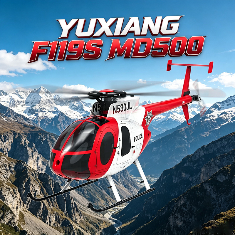 Rc Helicopter Single Rotor - Helicóptero de Controle Remoto YXZNRC F119S