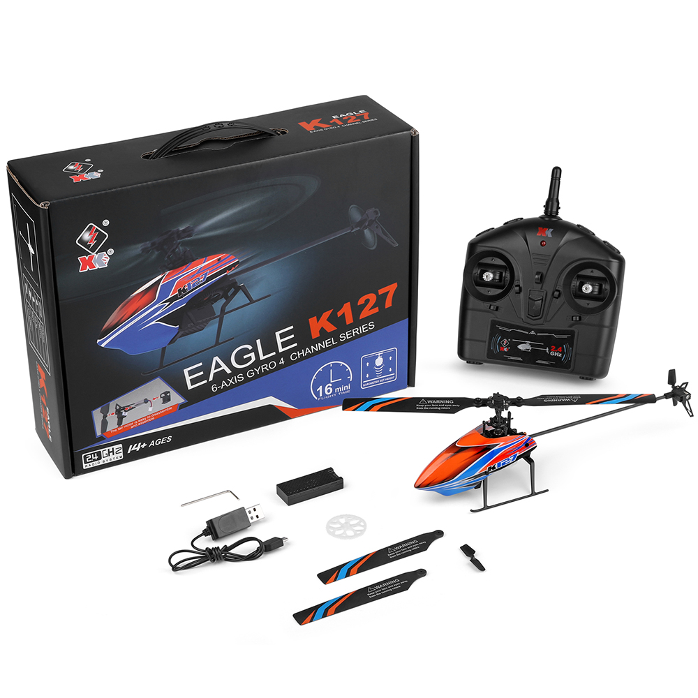 Wltoys-hélice giratória xk k12 - Rc Helicopter Large avaliação e preço