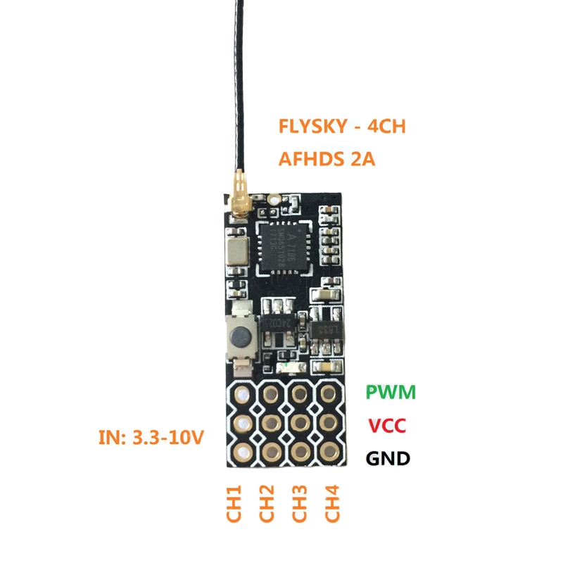 Receptor Mini Flysky FS2A 4CH  - Rc Helicopter Remote Control avaliação e preço