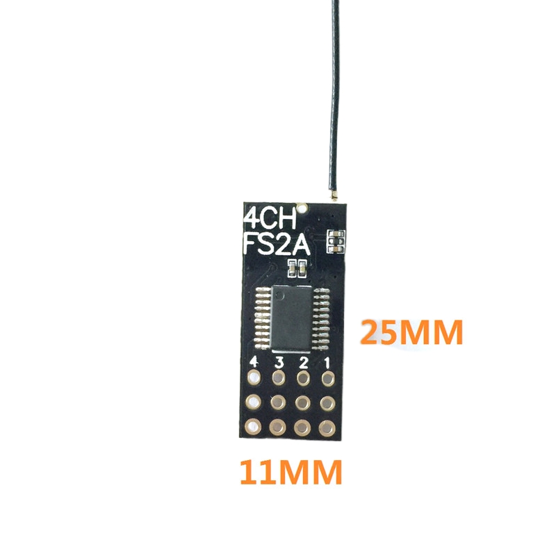 Receptor Mini Flysky FS2A 4CH  - Rc Helicopter Remote Control avaliação e preço
