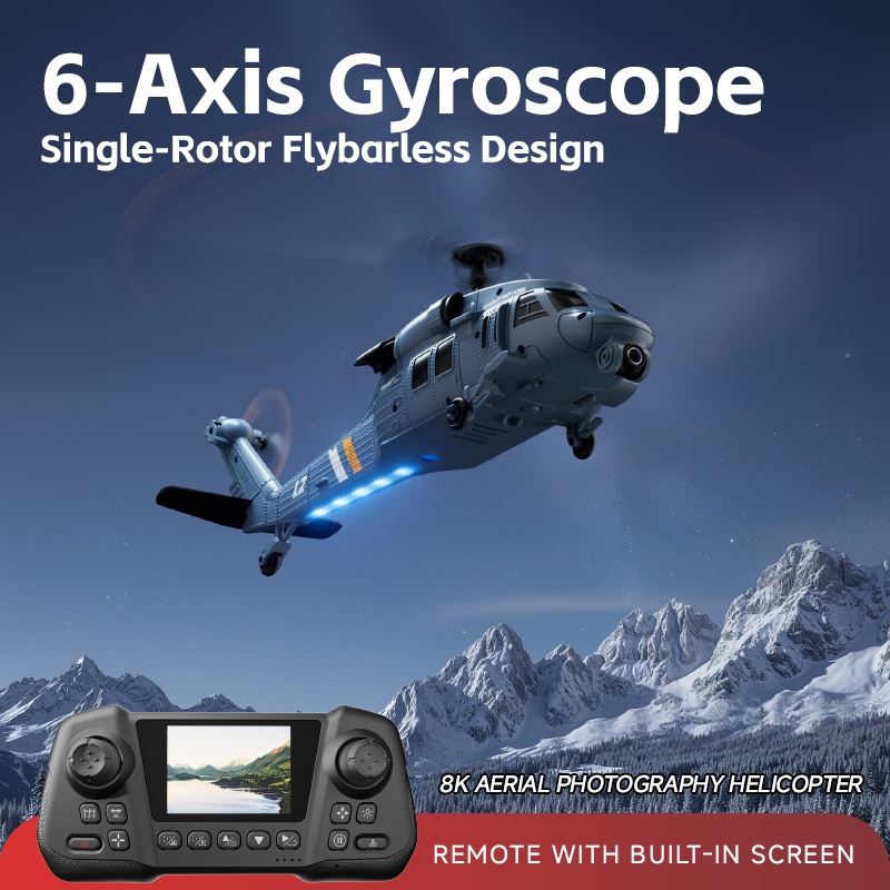 Helicóptero RC 8K Flybarless c - Rc Helicopter Large avaliação e preço