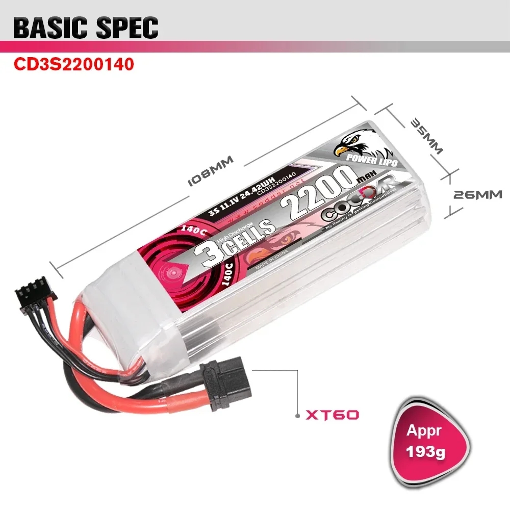 Bateria Li-po 2200mAh 3S 11.1V - Rc Helicopter Bag avaliação e preço