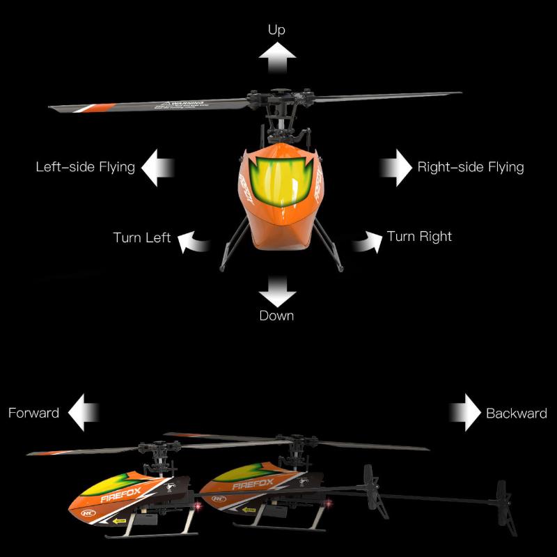 Helicóptero RC Flybarless de R - Rc Helicopter Single Rotor avaliação e preço