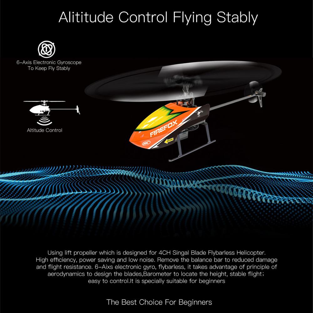 Helicóptero RC Flybarless de R - Rc Helicopter Single Rotor avaliação e preço