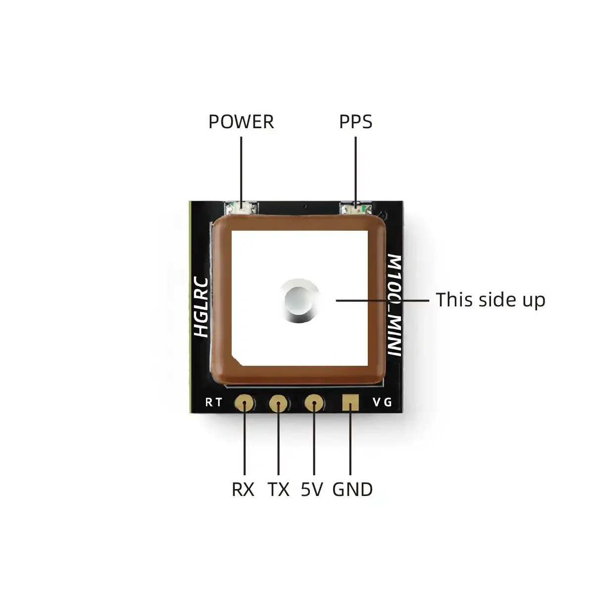 Módulo GPS Mini HGLRC M100 Chi - Rc Helicopter Mini avaliação e preço