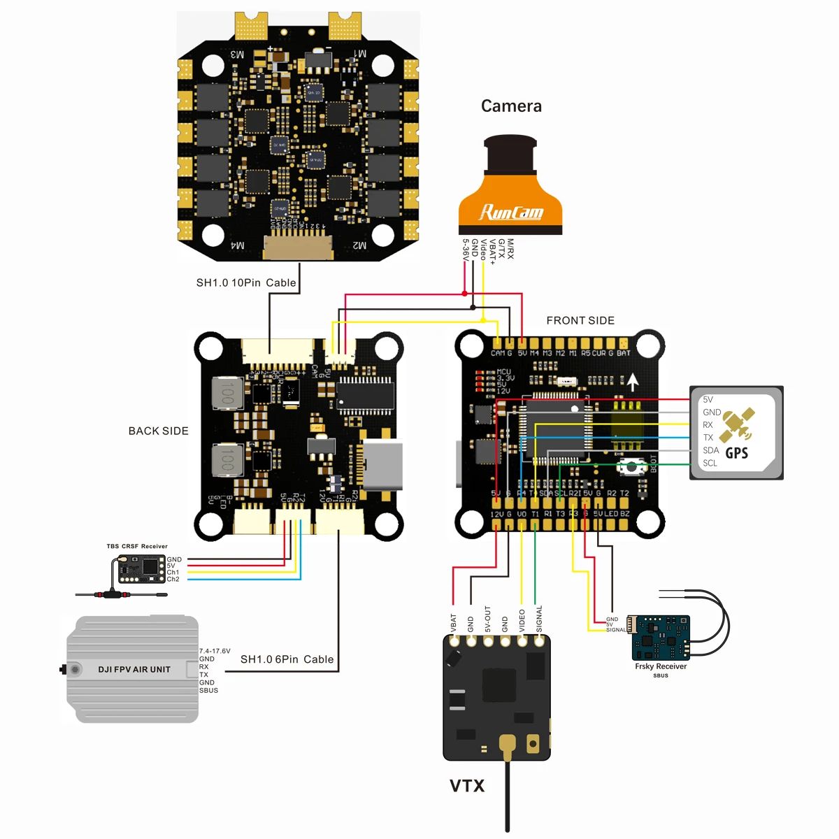 F4 F405 F7 F722 Controlador de - Betaflight Fc F7 avaliação e preço